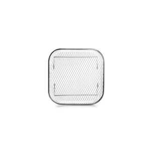 Négyzet alakú air fryer kosár – 19.5 × 4.5 cm – 18/10 rozsdamentes acél – IBILI