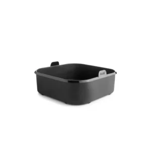 Négyzet alakú Air Fryer szilikon sütőtál – 21,5 × 21,5 × 7 cm külső méret