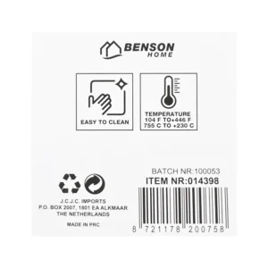 Airfryer papírbetét kerek Ø 20 cm – 100 db | Benson Home | Hőálló, egyszer használatos sütőpapír tálca