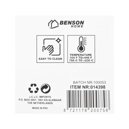 BENSON HOME airfryer papírbetét kerek Ø 20 cm – 100 db | hőálló, egyszer használatos sütőpapír tálca