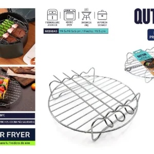Airfryer állvány kerek 3 nyárssal Quttin