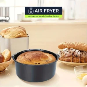 Air Fryer sütőforma Quttin – 19 cm, fogantyúval